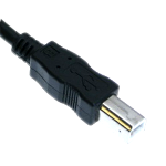 Photo standard USB-B plug